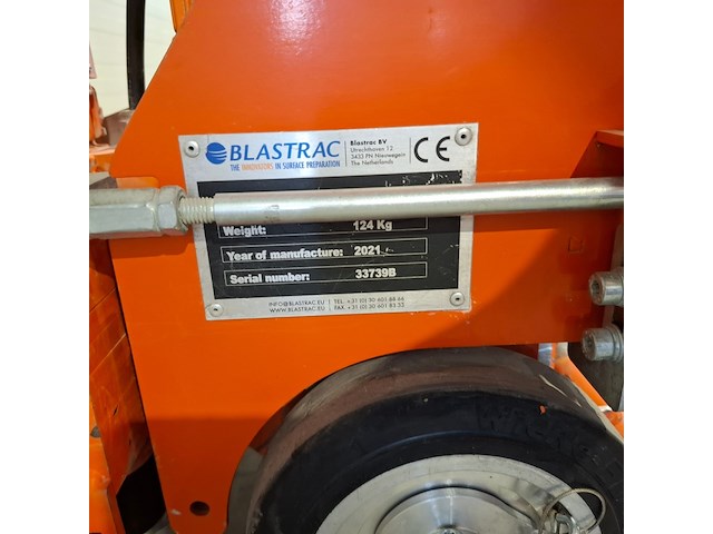 Tapijtstripper zwaar 230v, blastrac, bs-75, 2021 - afbeelding 8 van  8