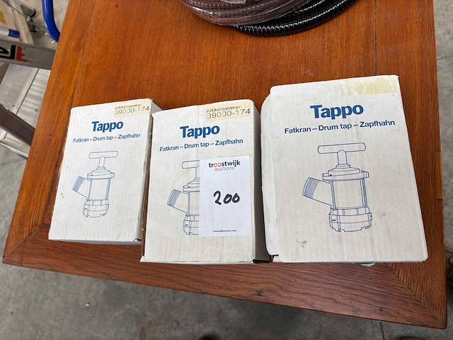 Tappo tapkraan voor stalen drums (3x) - afbeelding 1 van  6