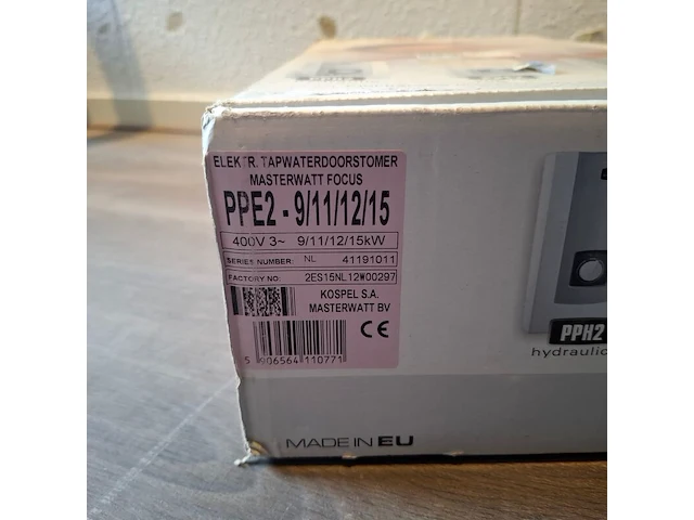 Tapwaterdoorstroomboiler, kospel, ppe2-9/11/12/15 - afbeelding 4 van  4