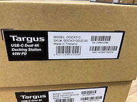 Targus usb-c dual 4k 65w pd dockingstation - afbeelding 2 van  2
