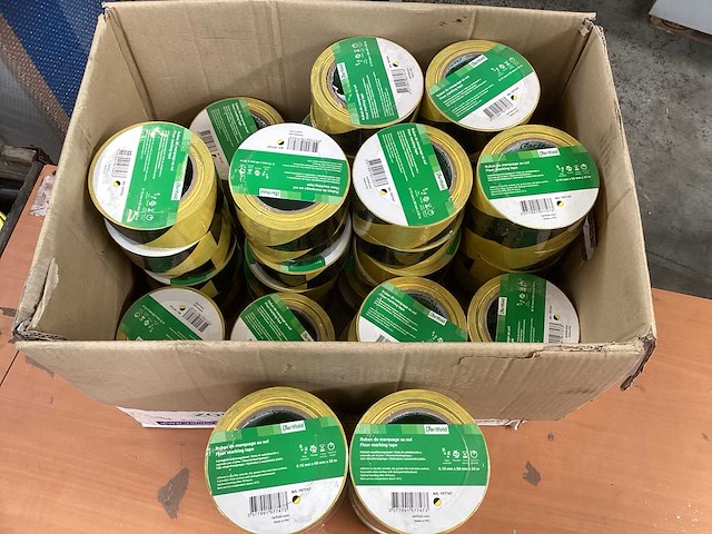 Tarifold vloermarkerings tape - 33m x 50mm (66x) - afbeelding 6 van  7