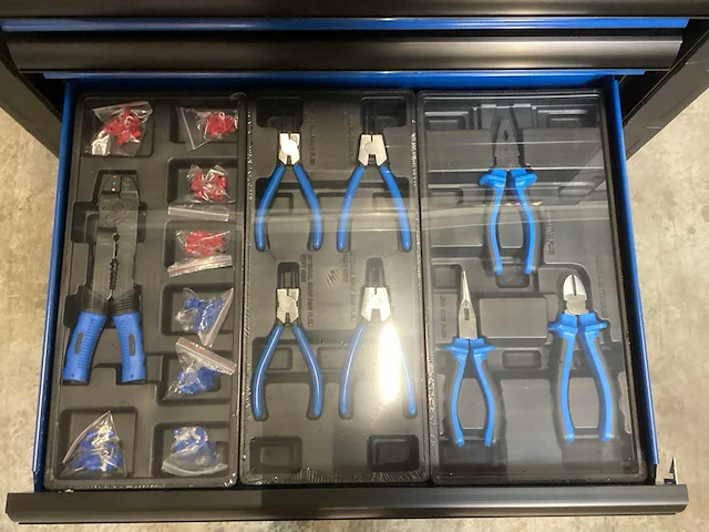 Tarsus gereedschapswagen gereedschapstrolley - gevuld 260-delig - 7 laden - afbeelding 1 van  13