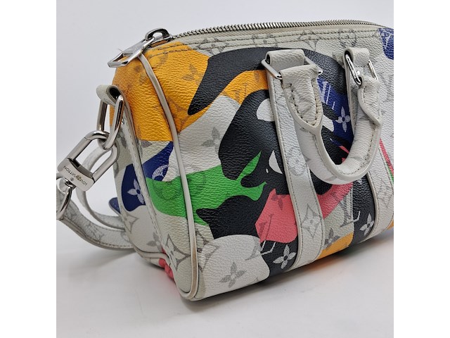 Tas, louis vuitton, keepall multicolor - afbeelding 5 van  12