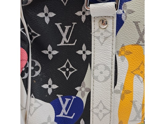 Tas, louis vuitton, keepall multicolor - afbeelding 11 van  12