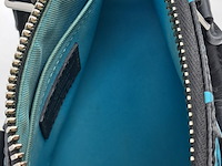 Tas, louis vuitton, keepall, zwart/turquoise - afbeelding 2 van  11