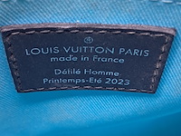 Tas, louis vuitton, keepall, zwart/turquoise - afbeelding 11 van  11