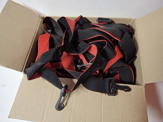 Tasband met 2 karbijnhaken 25x - afbeelding 3 van  3