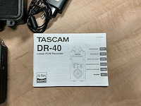 Tascam dr40 afspeelapparatuur - afbeelding 3 van  4