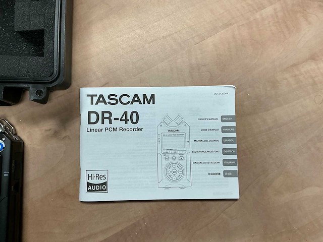 Tascam dr40 afspeelapparatuur - afbeelding 3 van  3
