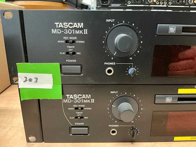 Tascam md301 player (2x) - afbeelding 3 van  5