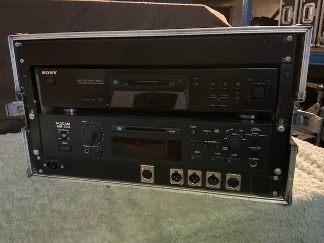 Tascam / sony md speler (2x) - afbeelding 2 van  5