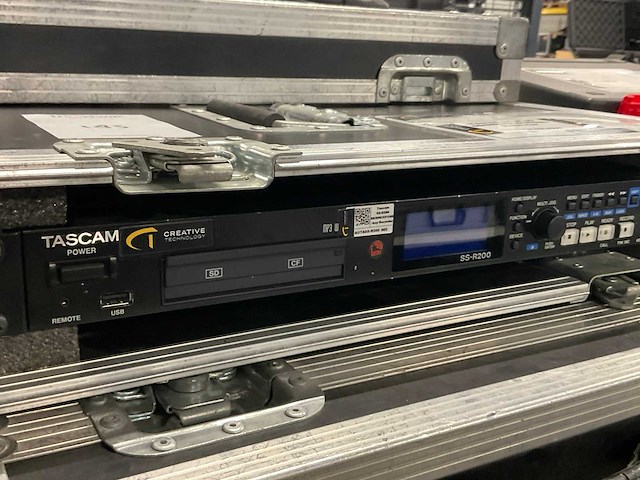 Tascam ss-r200 digitale audio recorder (3x) - afbeelding 5 van  6