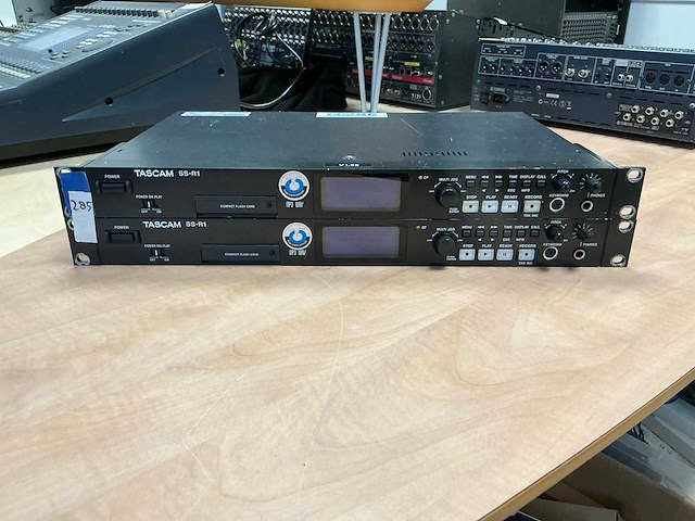 Tascam ssr-1 compact flash speler/recorder (2x) - afbeelding 2 van  5