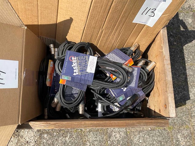 Tasker xlr kabel (22x) - afbeelding 1 van  2
