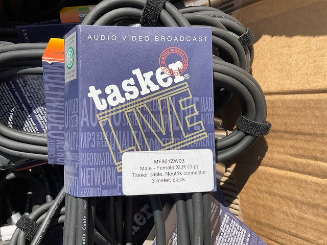 Tasker xlr kabel (22x) - afbeelding 2 van  2