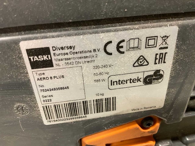 Taski aero 8 plus industriële stofzuiger (3x) - afbeelding 5 van  5
