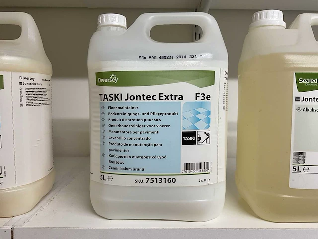 Taski jontec extra f3e jerrycan á 5l onderhoudsreiniger voor vloeren - afbeelding 1 van  1
