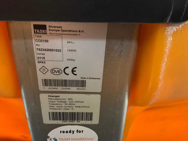 Taski swingo 2100 schrobzuigmachine - afbeelding 4 van  16