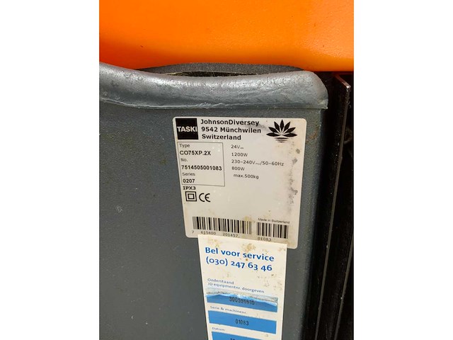 Taski swingo xp zelfrijdende schrobmachine, werkbreedte 900mm - afbeelding 5 van  7