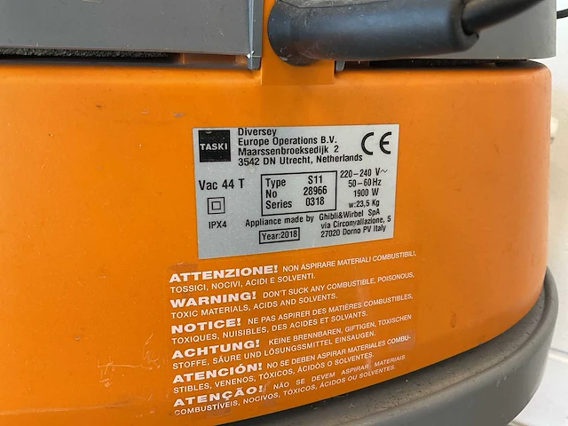 Taski vacumat 44t industriële stofzuiger - afbeelding 3 van  3