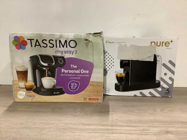 Tassimo/pure+ koffiemachine (2x) - afbeelding 1 van  5