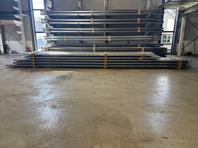 Tata steel (sab-profiel) - 133x mix van diverse lengtes sab 50/1000 - trapeziumplaat (lengtemix) - roofing material - afbeelding 2 van  7