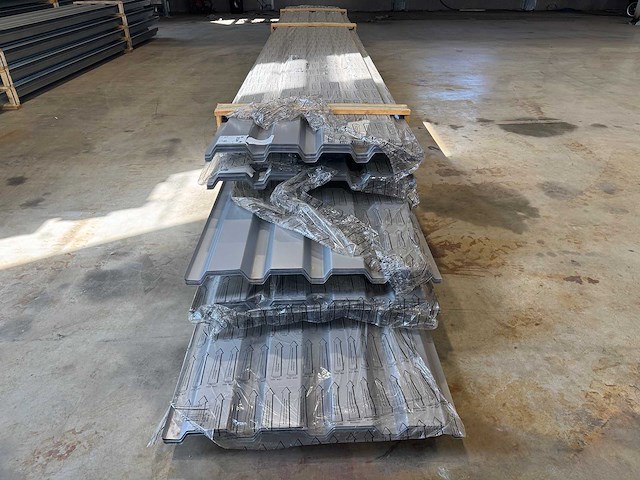 Tata steel (sab-profiel) - 133x mix van diverse lengtes sab 50/1000 - trapeziumplaat (lengtemix) - roofing material - afbeelding 3 van  7