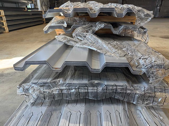 Tata steel (sab-profiel) - 133x mix van diverse lengtes sab 50/1000 - trapeziumplaat (lengtemix) - roofing material - afbeelding 4 van  7