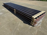 Tata steel (sab-profiel) - 63x kleurmix sab 35/1035 - damwandplaat / trapeziumplaat - roofing material - afbeelding 1 van  6