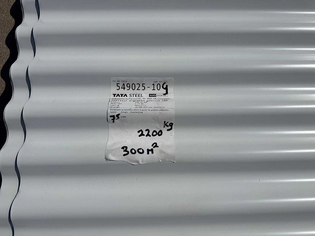 Tata steel (sab-profiel) - 75x sab 18/988 - dakwand/golfplaat - roofing material - afbeelding 4 van  4
