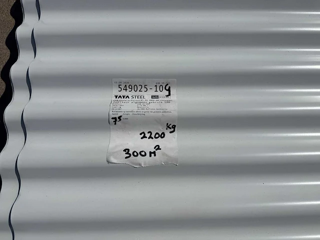 Tata steel (sab-profiel) - 75x sab 18/988 - dakwand/golfplaat - roofing material - afbeelding 4 van  4