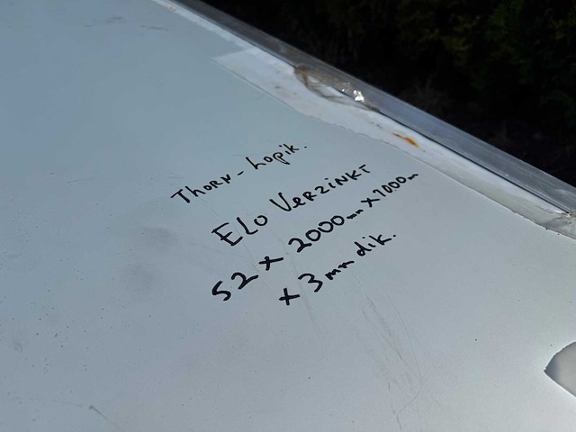 Tata steel / vlietjonge - 222x kgw elo verz dc01 - vlakke plaat - roofing material - afbeelding 6 van  8