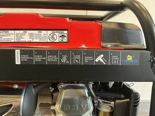 Taurus generator xd - stroomgenerator 7pk - 3kw - led - afbeelding 5 van  19