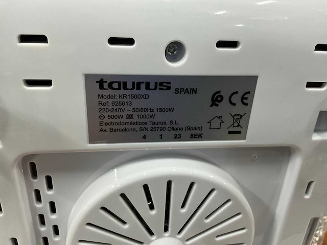Taurus kr 1500 xd keukenmachine - afbeelding 9 van  9