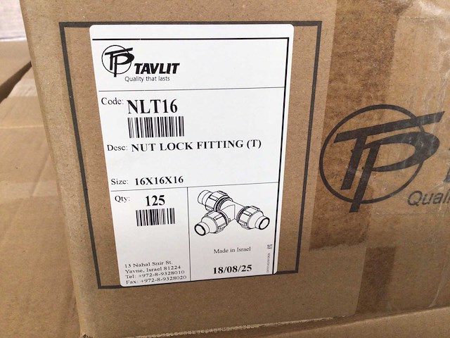 Tavlit tyleen koppeling 16x16x16 (875x) - afbeelding 2 van  2