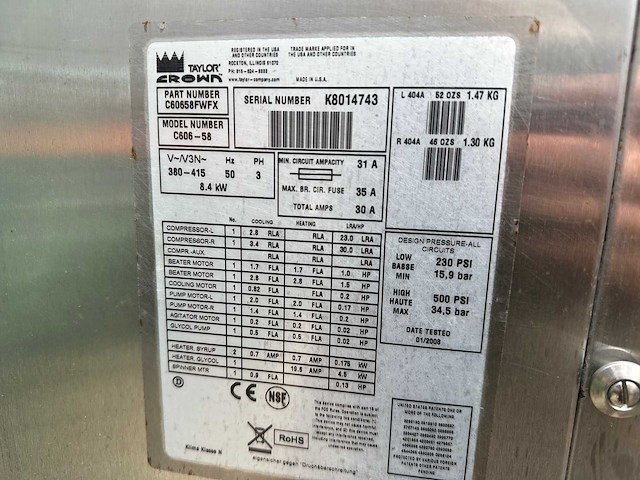 Taylor - c606 - softijsmachine - afbeelding 7 van  9