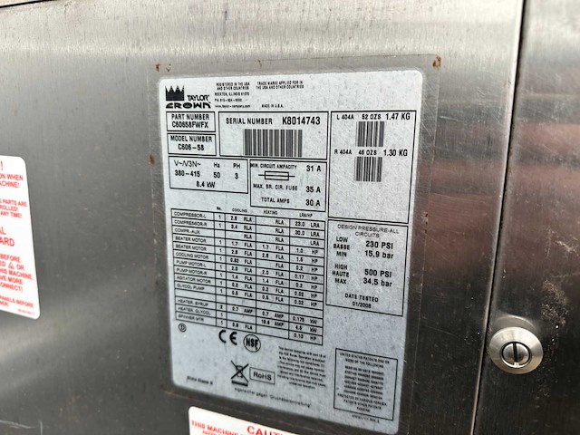 Taylor - c606 - softijsmachine - afbeelding 2 van  2