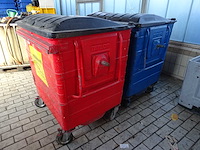Taylor - continental 1100 - rolcontainer 1100l (2x) - afbeelding 1 van  2