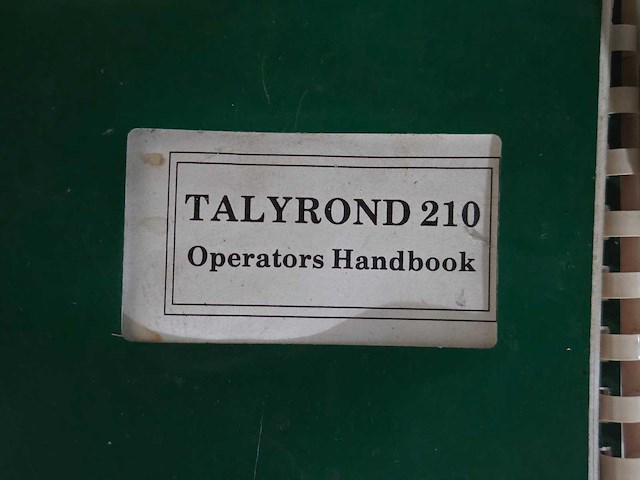 Taylor hobson - talyrond 210 - rondheidsmeetapparaat - afbeelding 15 van  27