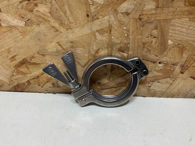 Tc-klemband zwaar fi 64.0mm 2-delig rvs316 (16x) - afbeelding 1 van  4