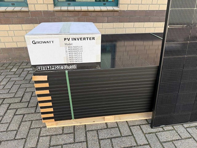 Tcl - set van 17 zonnepanelen (450 wp) - growatt 9 kw omvormer - afbeelding 2 van  7