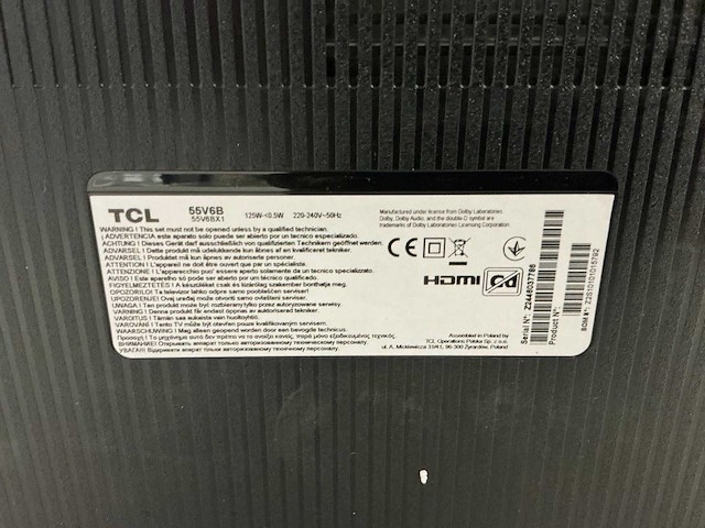 Tcl 4k hdrtv 55v6b televisie - afbeelding 3 van  11