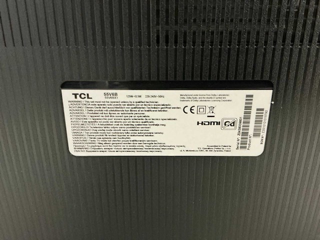 Tcl 4k hdrtv 55v6b televisie - afbeelding 9 van  9