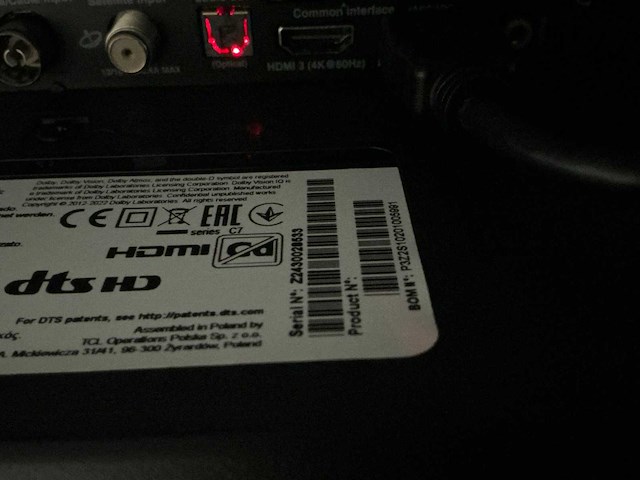 Tcl 55c749 55” qled televisie - afbeelding 5 van  7