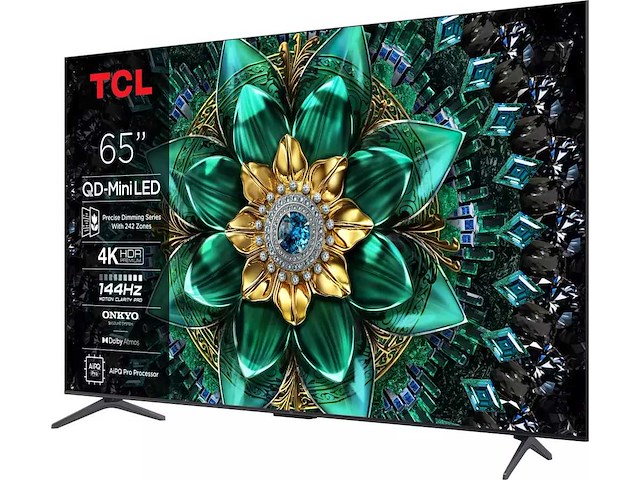 Tcl qd-miniled 65q6c televisie - afbeelding 1 van  8