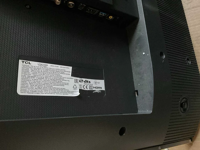 Tcl televisie met jbl soundbar - afbeelding 7 van  8