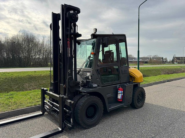 Tcm - fd-70-2 - 4m duplex, free-lift, side-shift, vorkversteller - vorkheftruck - afbeelding 8 van  15