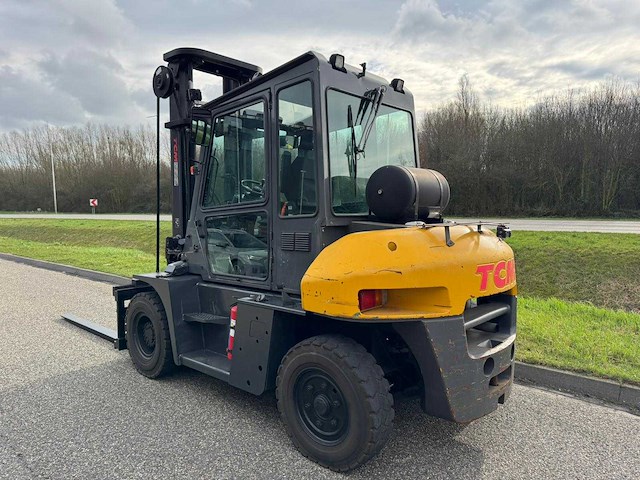 Tcm - fd-70-2 - 4m duplex, free-lift, side-shift, vorkversteller - vorkheftruck - afbeelding 10 van  15