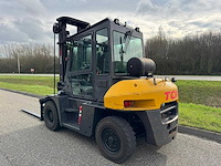 Tcm - fd-70-2 - 4m duplex, free-lift, side-shift, vorkversteller - vorkheftruck - afbeelding 10 van  15