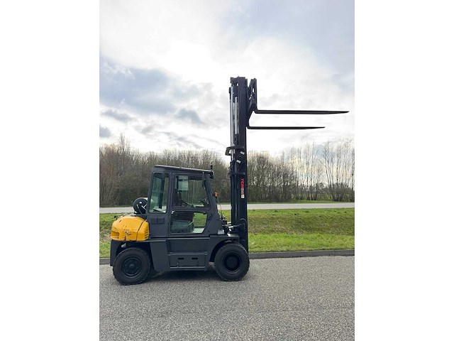 Tcm - fd-70-2 - 4m duplex, free-lift, side-shift, vorkversteller - vorkheftruck - afbeelding 14 van  15